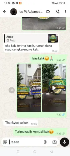 Testimonial Papan Bunga Pernikahan ciluncat